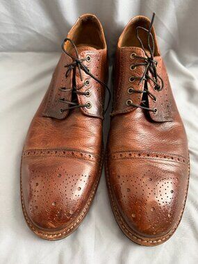 Vintage FLORSHEIM Royal Imperial Brown Scotch Grain Long Wings | Size 12 D |